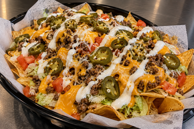 Beef Nachos.